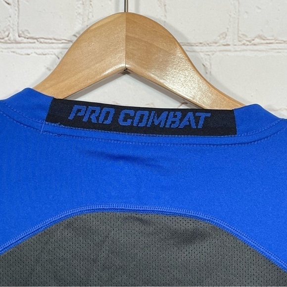 Nike Pro Combat Shirt Mens Large Ken Griffey Jr Swingman Fitted Blue Gray - Picture 11 of 11
